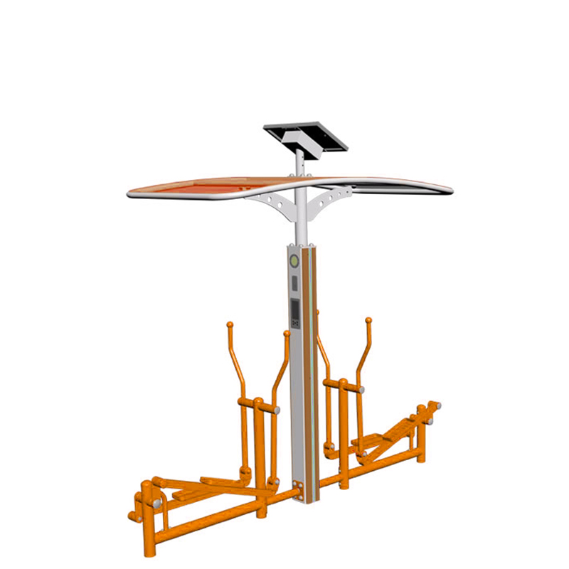 智能双位平步机 - 米兰milan官网校园健身路径设备。